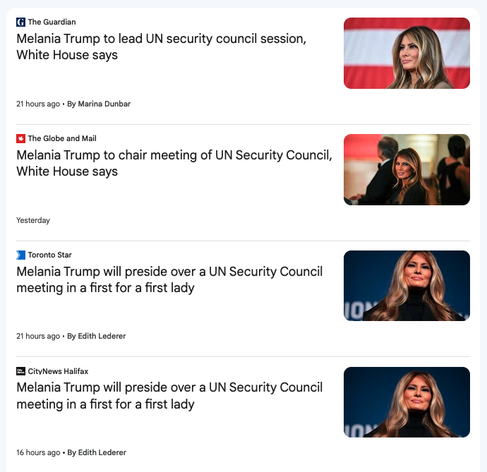 Posted media