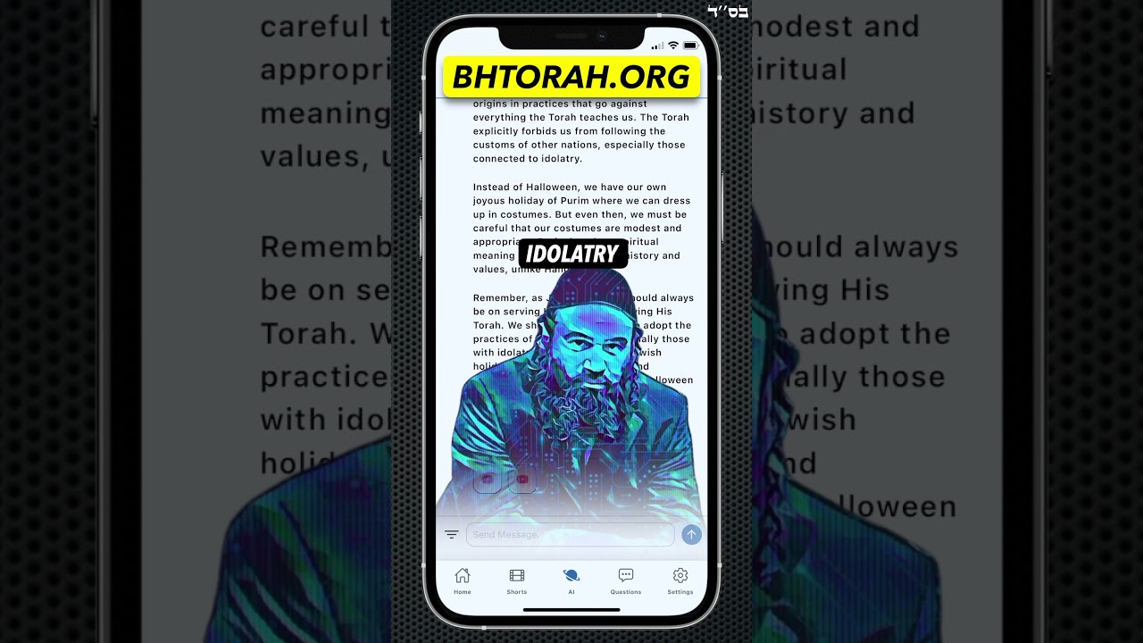 AI Rabbi: Are Jews Allowed To Celebrate Halloween? #Jewish #Judaism #RabbiYaronReuven #AI #Torah