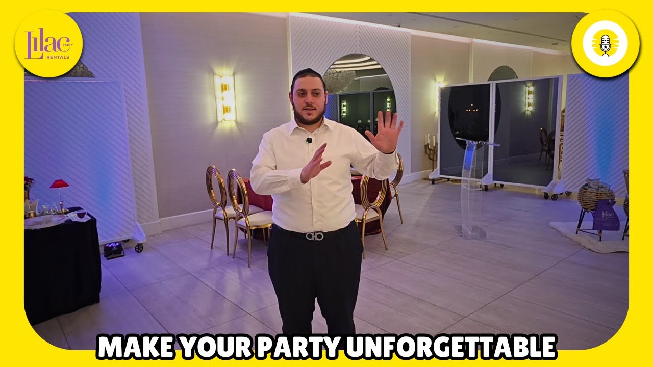 Lilac Party Prop Rental - The Perlowitz Show