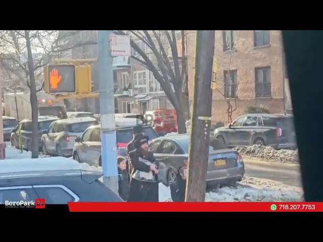 Coordination continues sanitation truck collects garbage while other realizes there’s no way through
