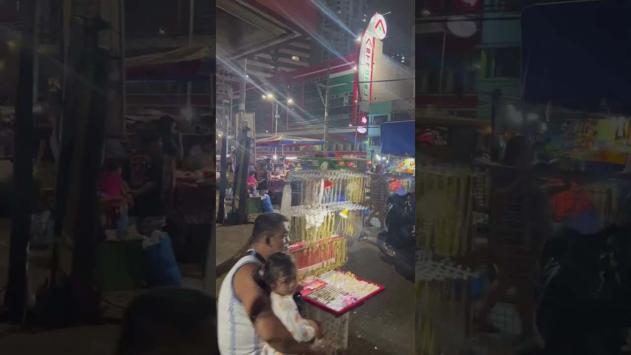 Night markets in the Philippines #shorts #nightmarket #manila