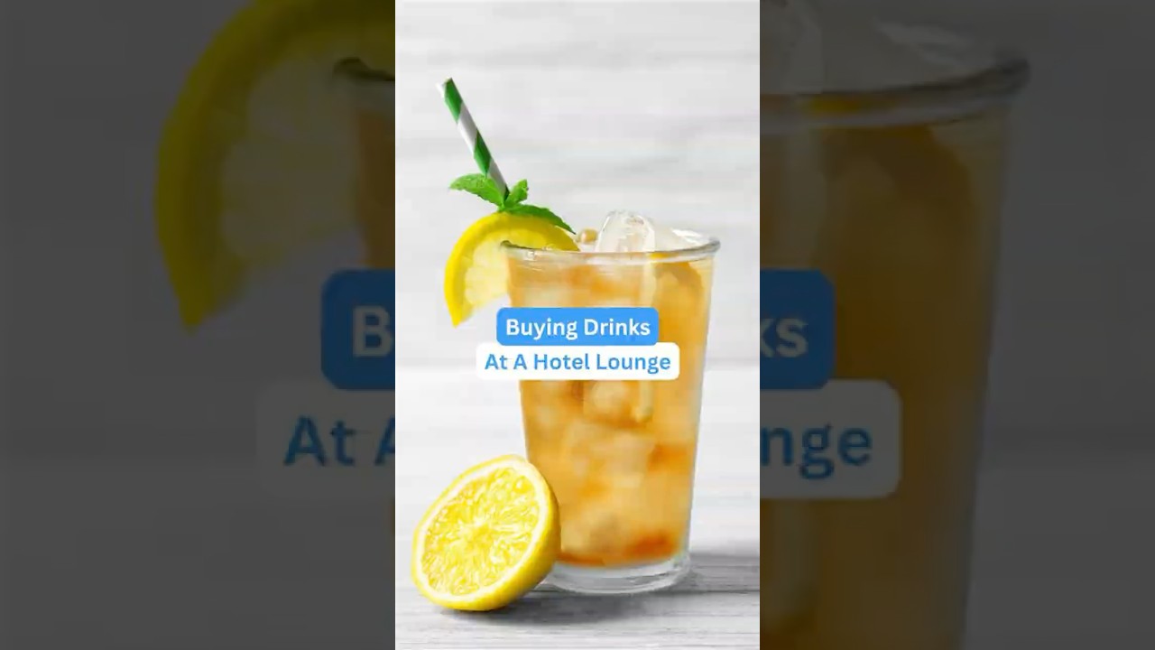 I ordered a soda at a hotel lounge, and it came with a slice of lemon on the rim.