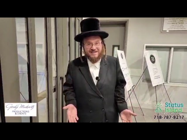 Recap of the 23 Minute Shiur Siyum at Sterling Hall, A Gershy Moskowits Production! - Status Island