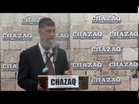 Rabbi Hanoch Teller INSPIRING lecture for CHAZAQ! Enjoy!
