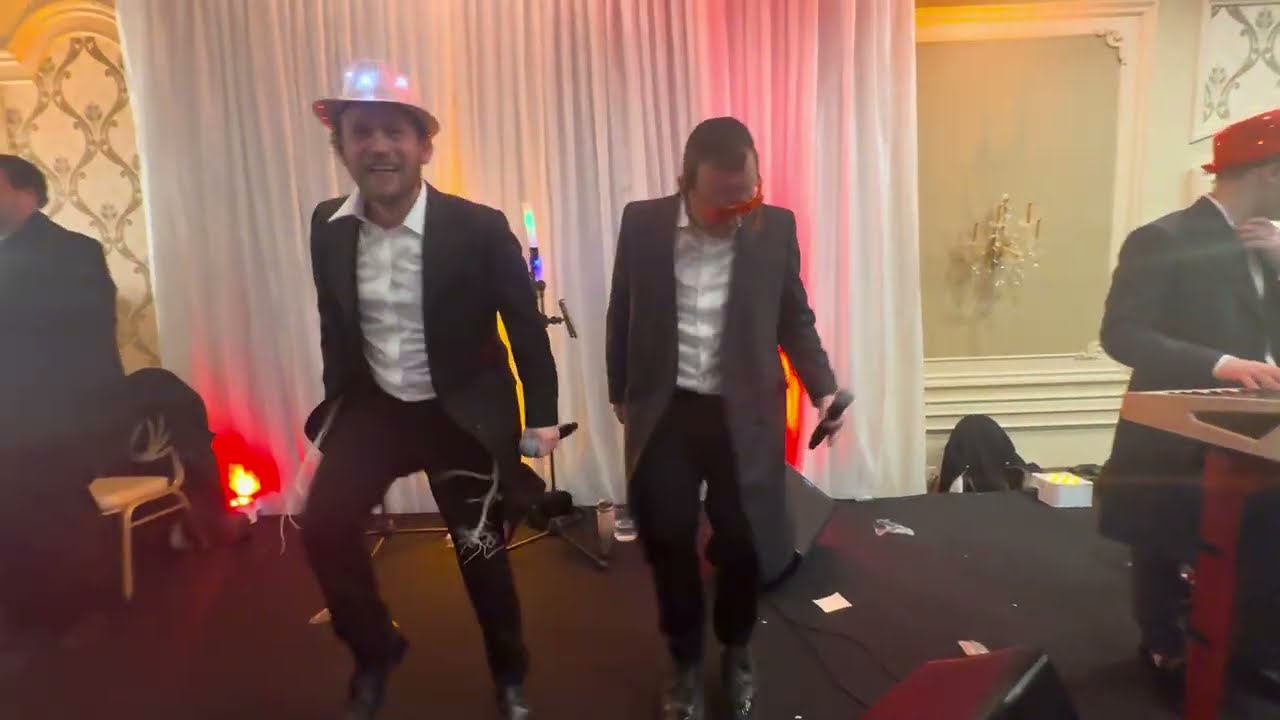 Berkovitch & Goldgrab Wedding | Singer Sruly Green with Melech Frank | Chesky Schwartz on the keys