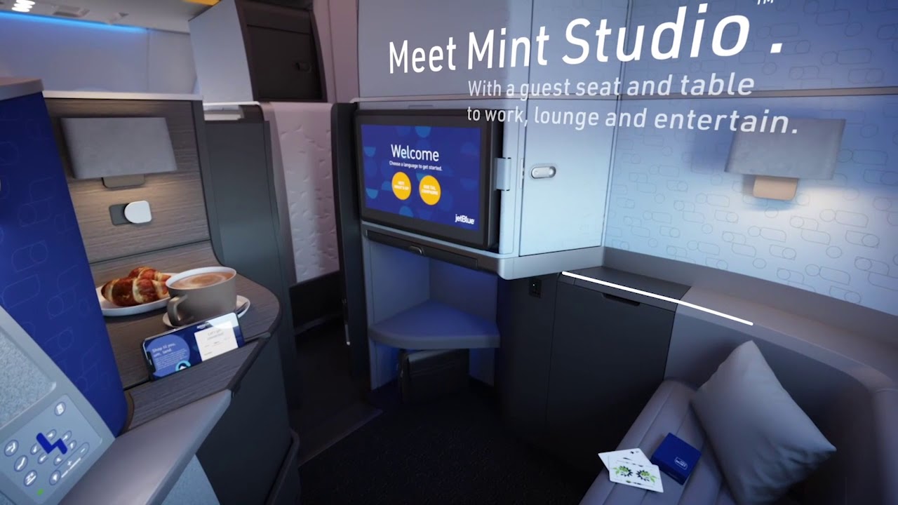 New JetBlue A321LR MINT Suite