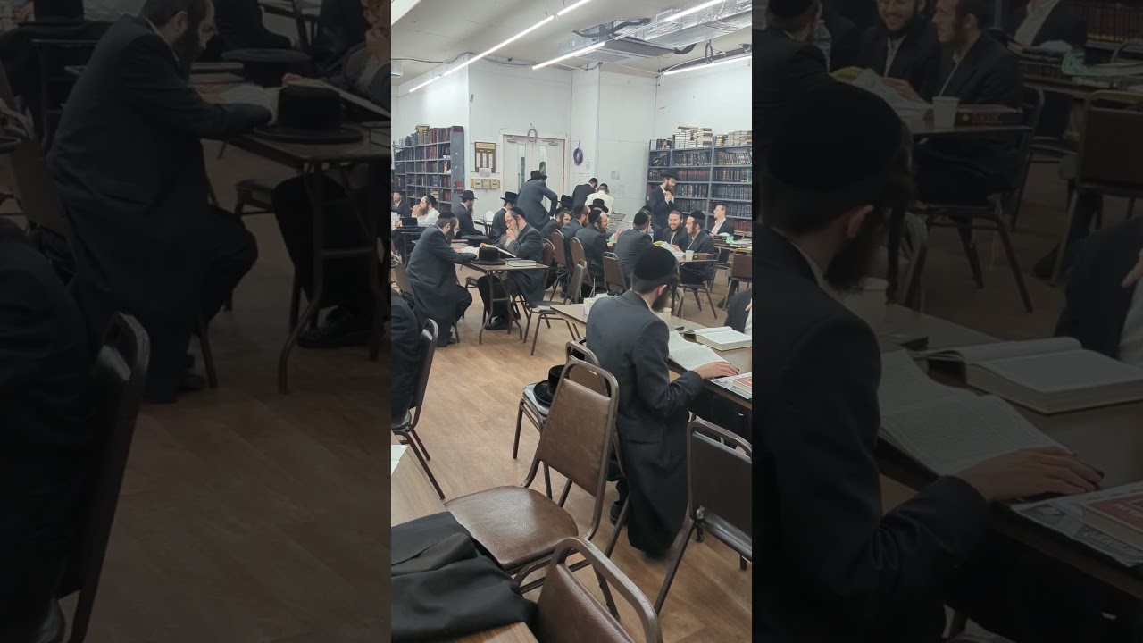 Thursday night Chasidus learning in Boro Park w cholent, kugel - Rabbi Chaim Dalfin