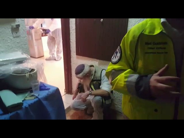 Zaka team performs Avodas Kodesh at the home in N'vei Tzuf