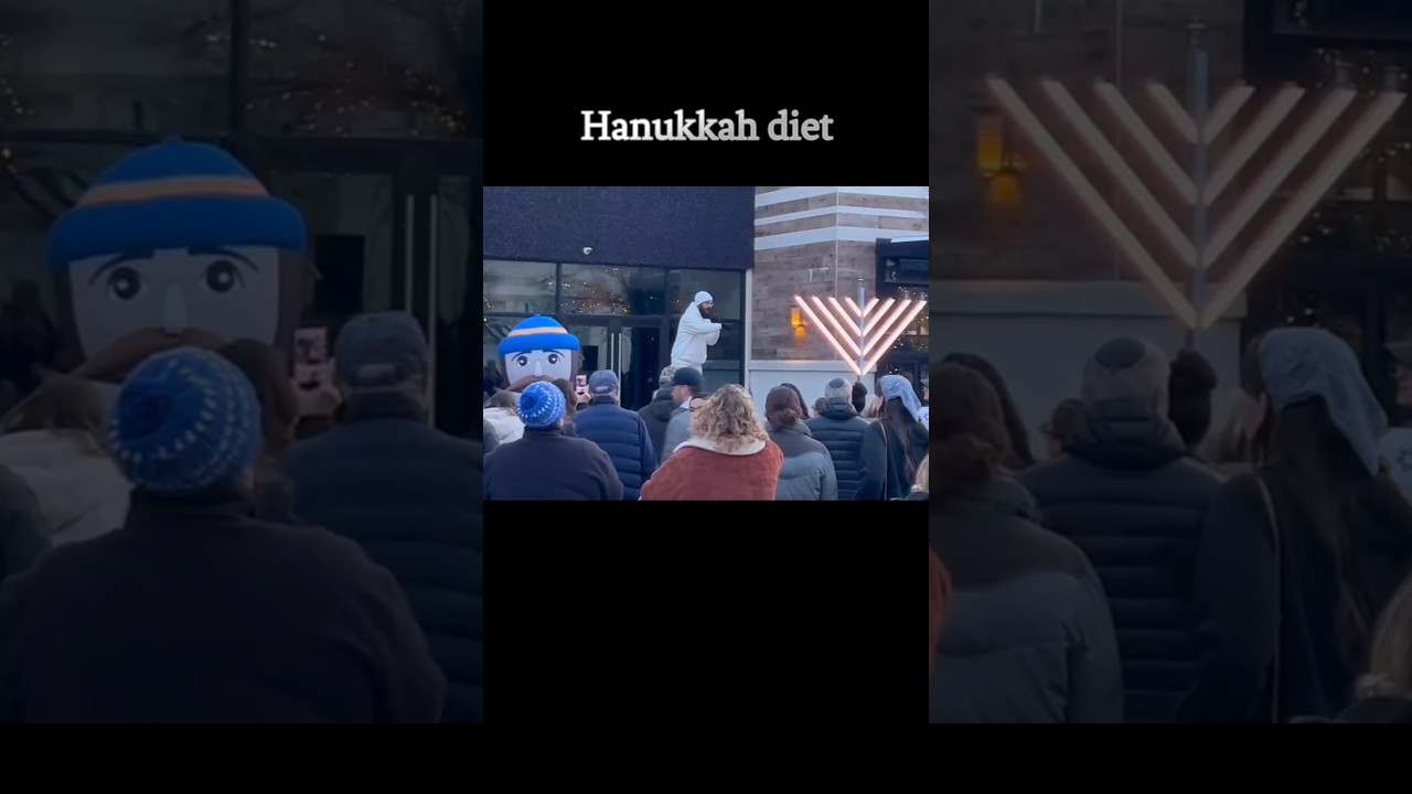 #Hanukkah Diet... I kicked off #Chanukah with a couple of #menorah lightings in Dallas. #Latkes