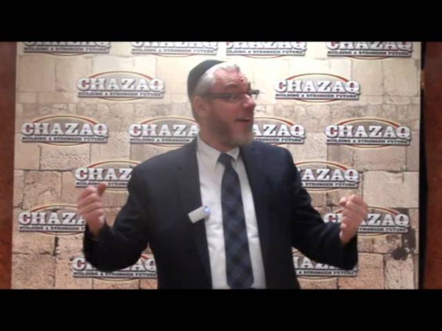 "How Laughter Gets Us Through Tough Times" with R' YY Rubinstein at CHAZAQ!