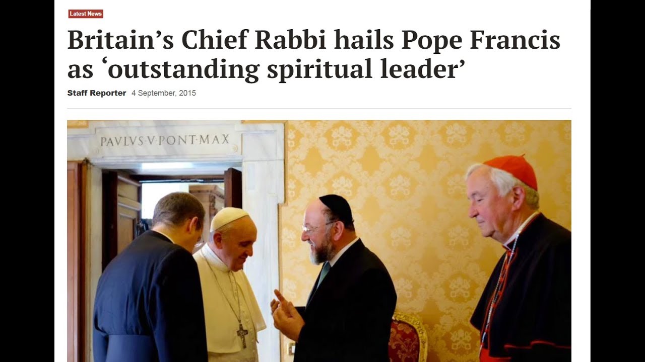 UK Chief Rabbi Ephraim MIRVIS - ANGLO JEWRY'S FRIENDLY DANGER
