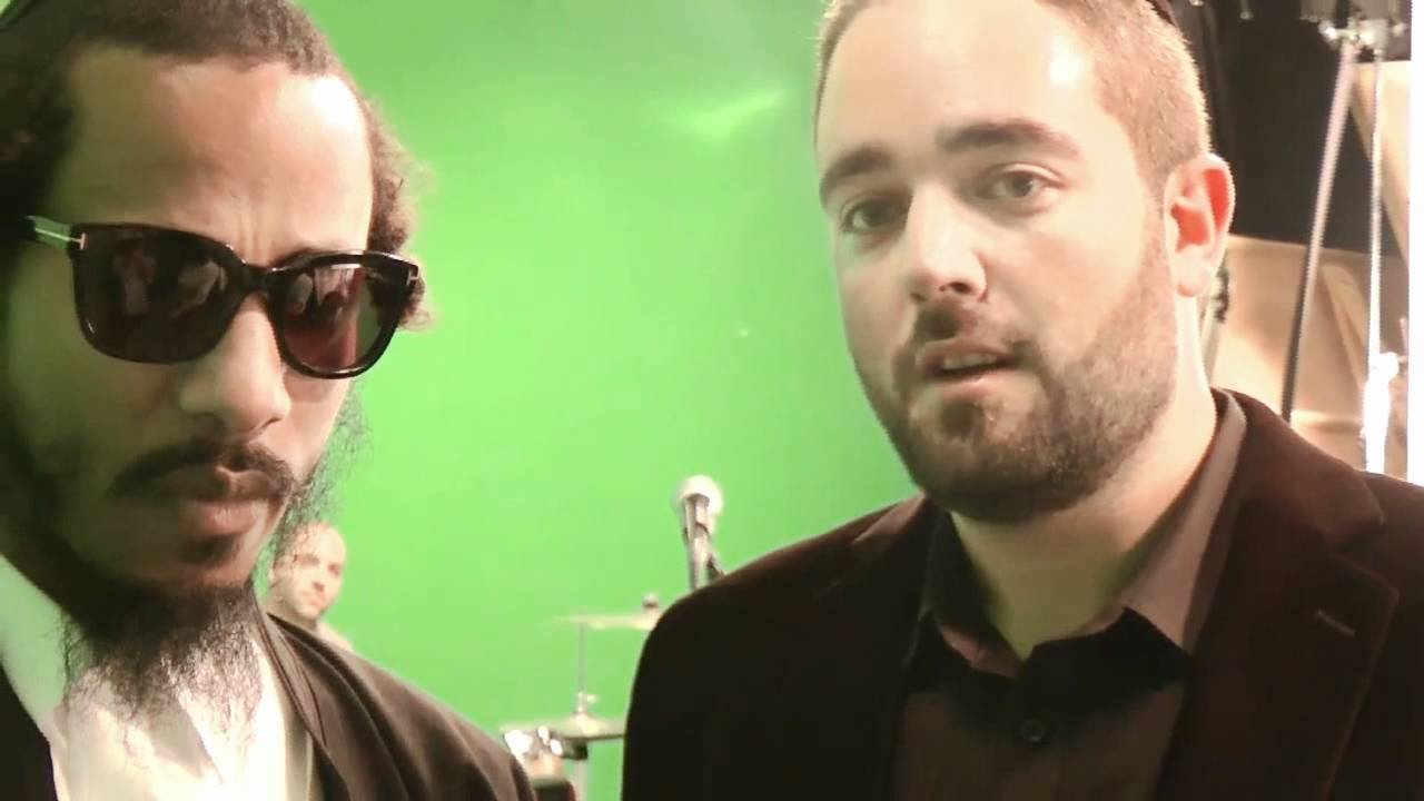 Naftali Kalfa and SHYNE with Yosi Piamenta-Bridges behind the scenes