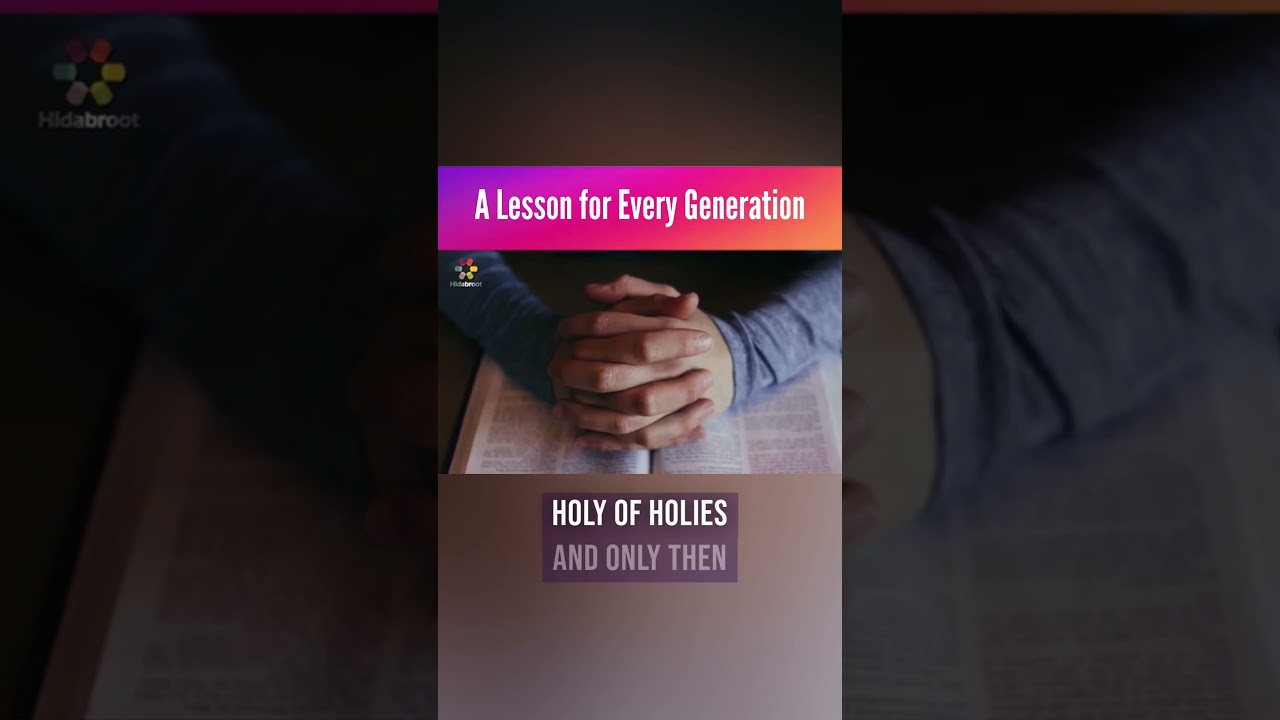 A Lesson for Every Generation