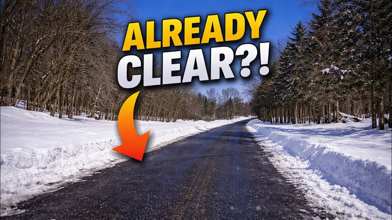 One Day After the Blizzard… Already Cleared?!