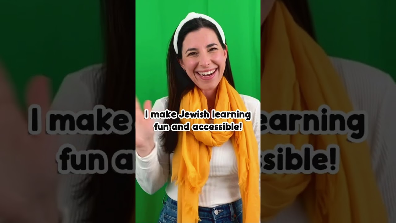 Looking for a Jewish educator for kids? Hi! I’m Ms. Sara! #jewishkids #jewishlearning