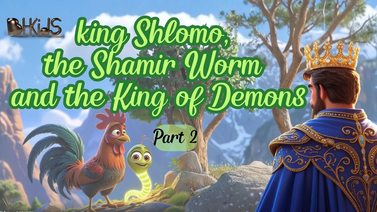 King Shlomo, the Shamir Worm and the King of Demons- Part 2 | TORAH FOR KIDS AI