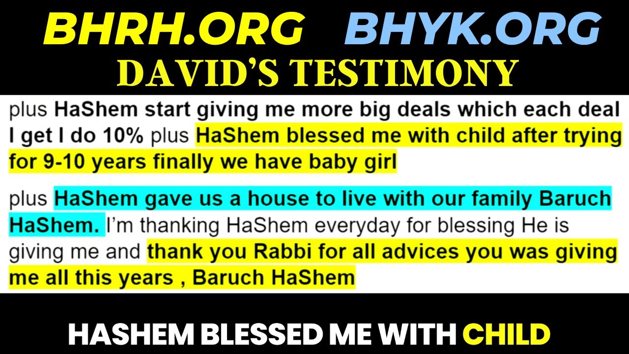 DAVID Testimony | Giving Maaser Changed My Life And Gave Us A New Life To Enjoy