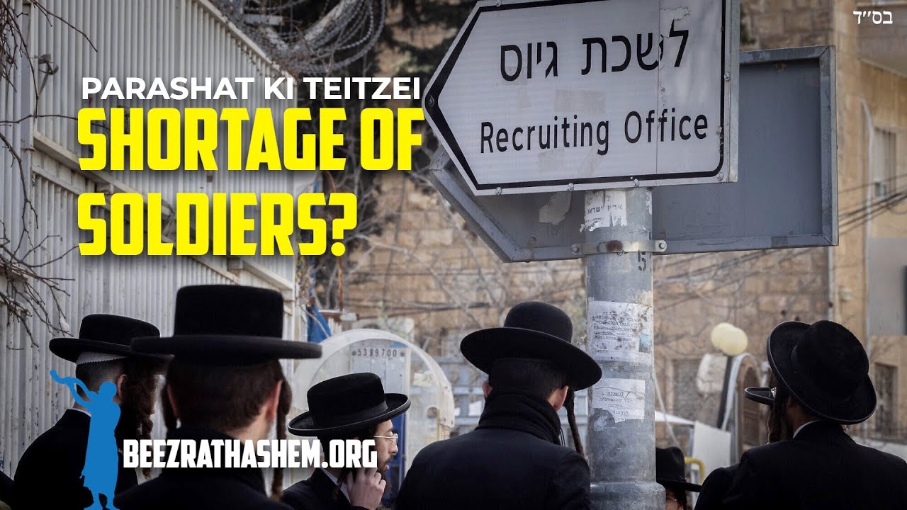 Does The IDF Need More Soldiers? Parashat Ki Teitzei