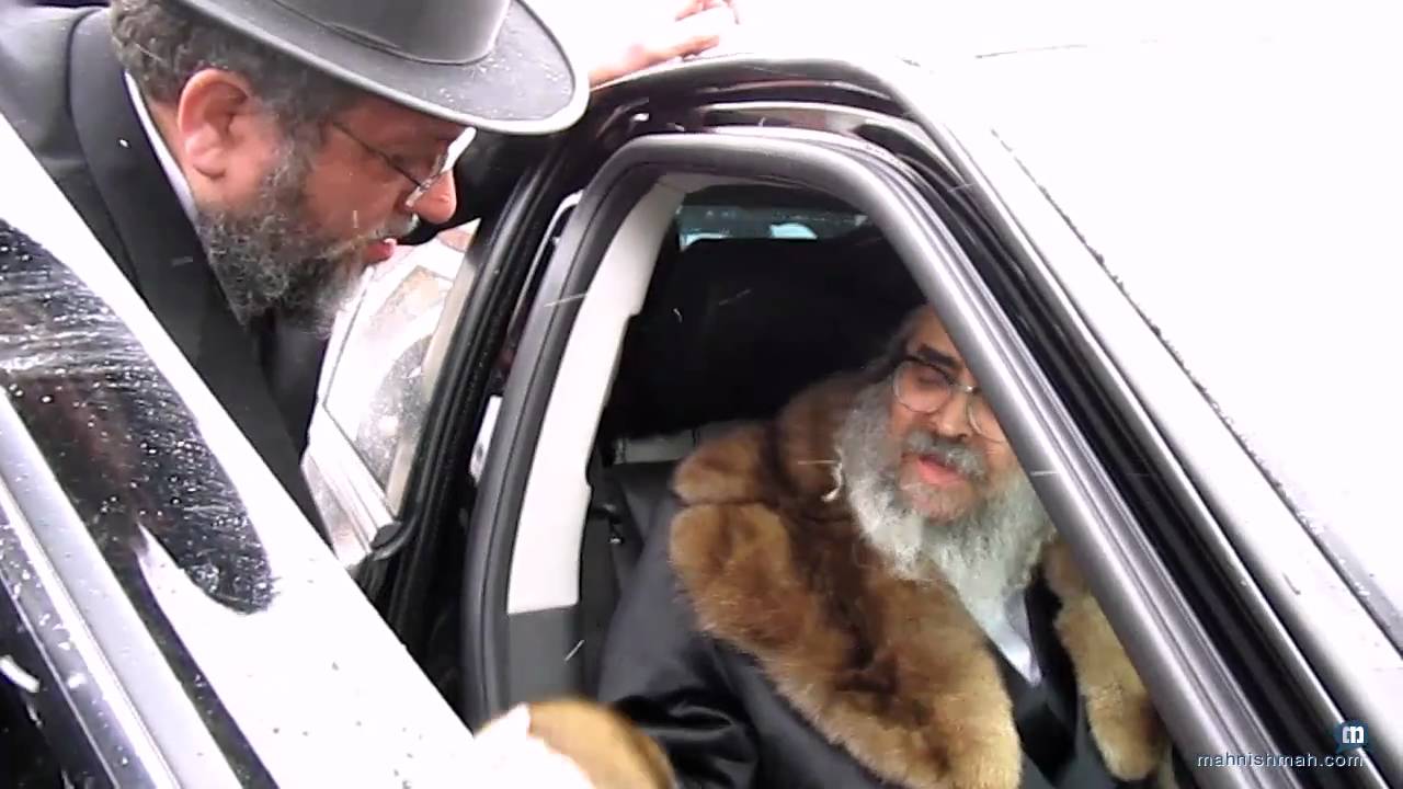 Satmar Rebbe - Reb Aron Teitelbaum With Mashbak M'Rimnitz