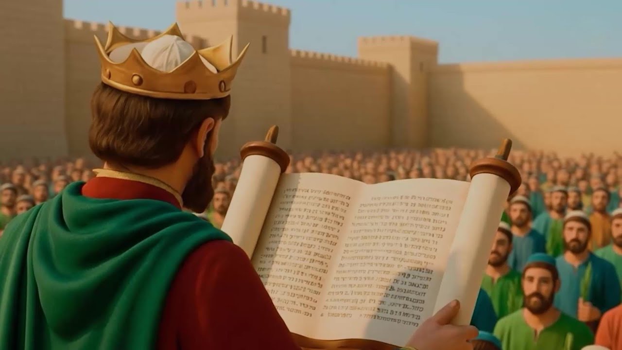 Parshat Vayelech: The Weekly Parsha Story Illustrated by AI