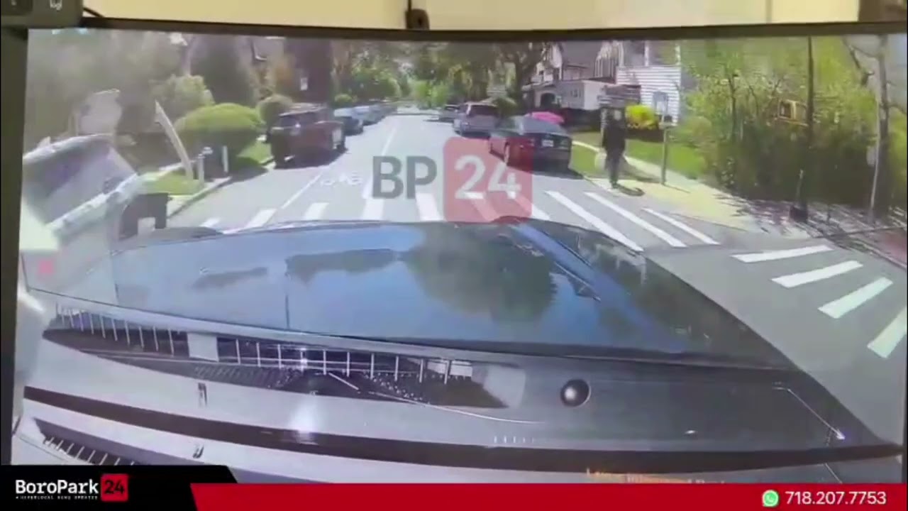 Dashcam shows NYPD vehicle crashing into another car during pursuit of fleeing driver.
