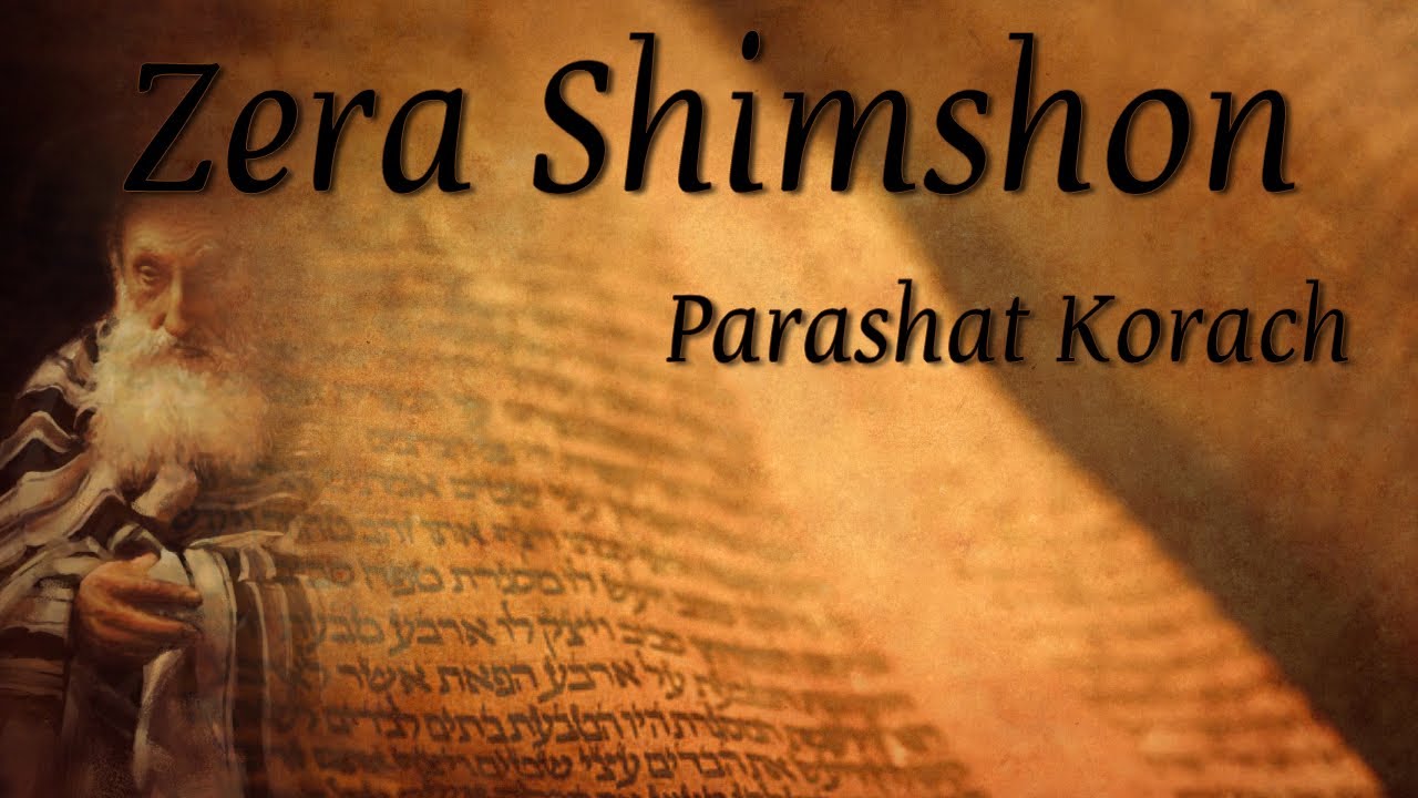 Zera Shimshon | Parashat Korach - 'Others are better...' - Rabbi Alon Anava