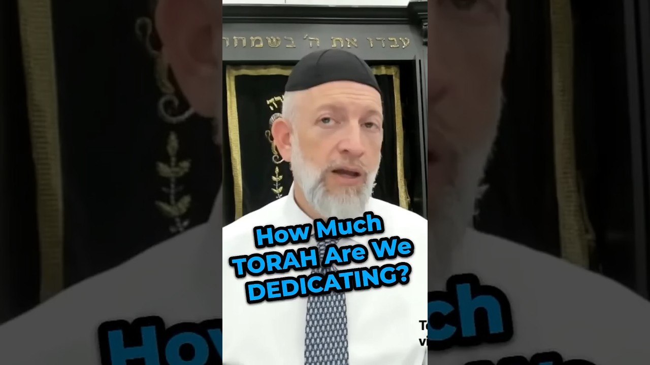 How much TORAH are we dedicating?