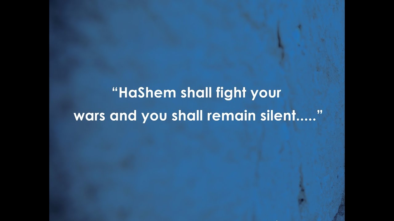 Daily Chidush: For anyone that's doing HaShem's will but the battle seems too big.