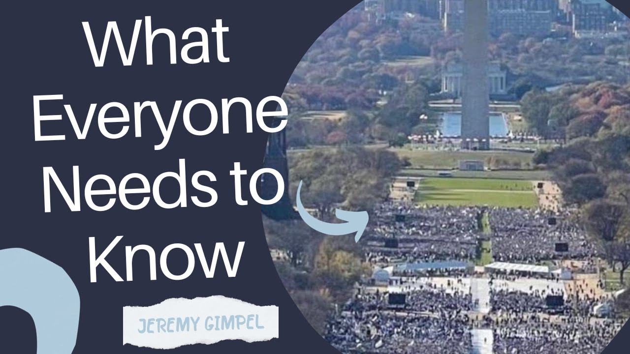 What Everyone Needs to Know about the Jewish Protest in Washington, DC - Jeremy Gimpel
