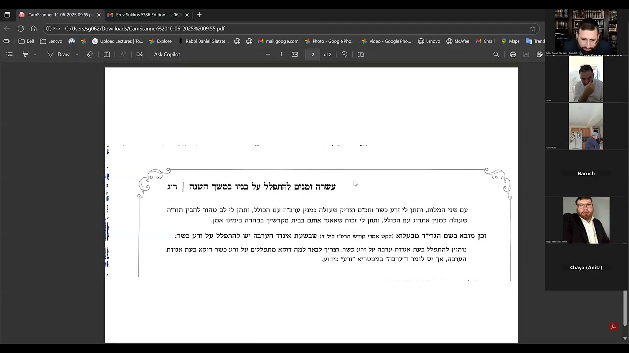 The Incredible Moment of Binding the Lulav to Pray For Righteous Children