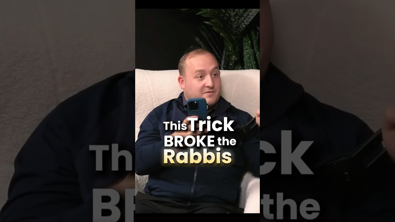 This trick BROKE the Rabbis .
