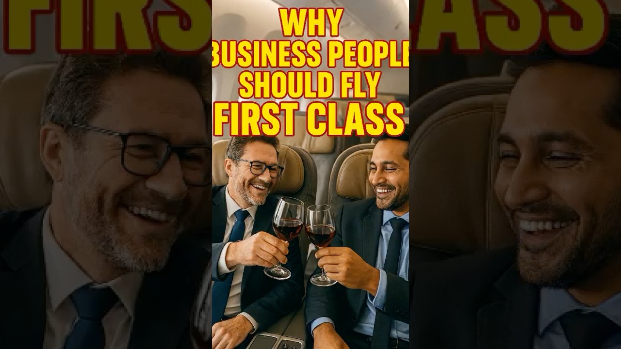 Why, as a businessman, you must start flying First Class #businessmindset #money #businessgrowth