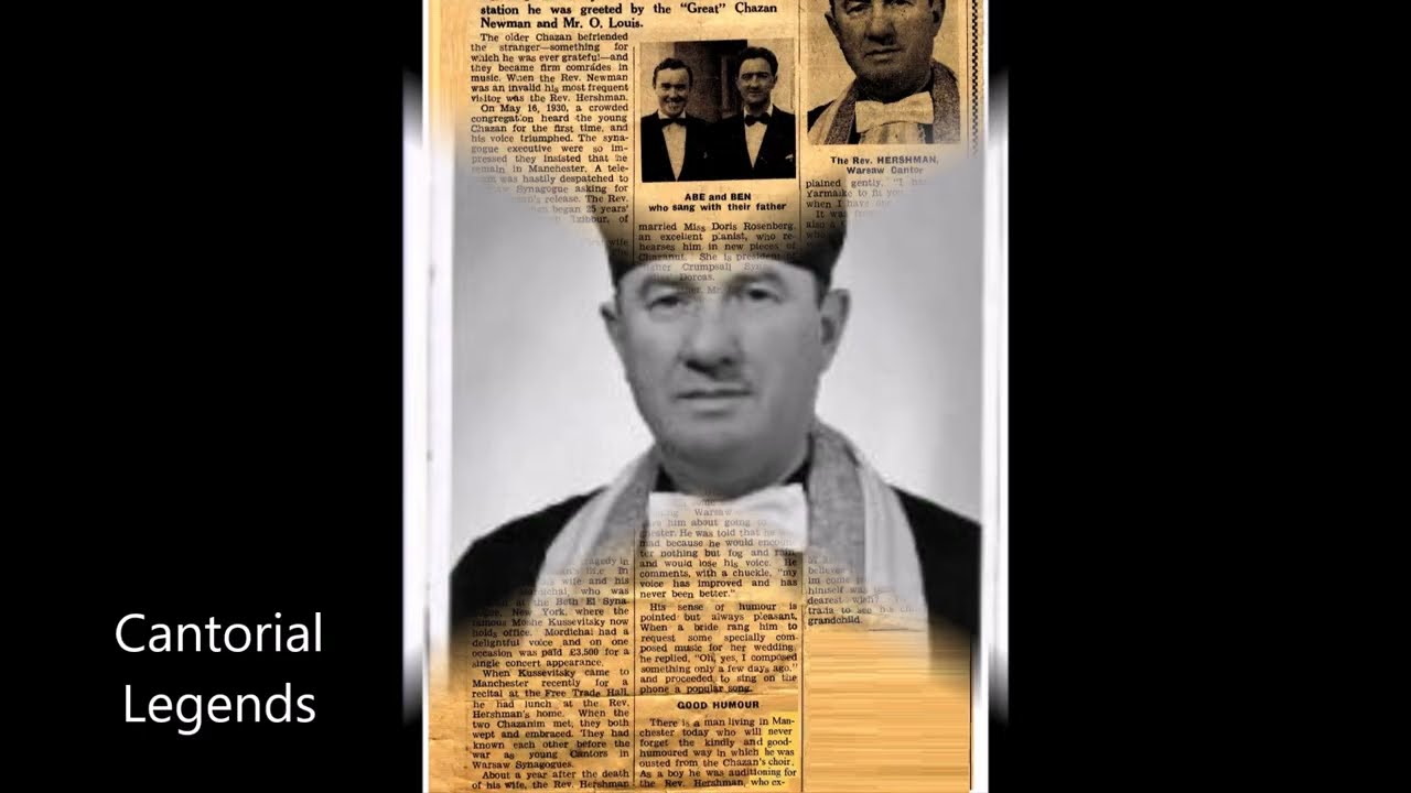 Cantor Solomon Hershman - Ribono Shel Olam (Sefira)