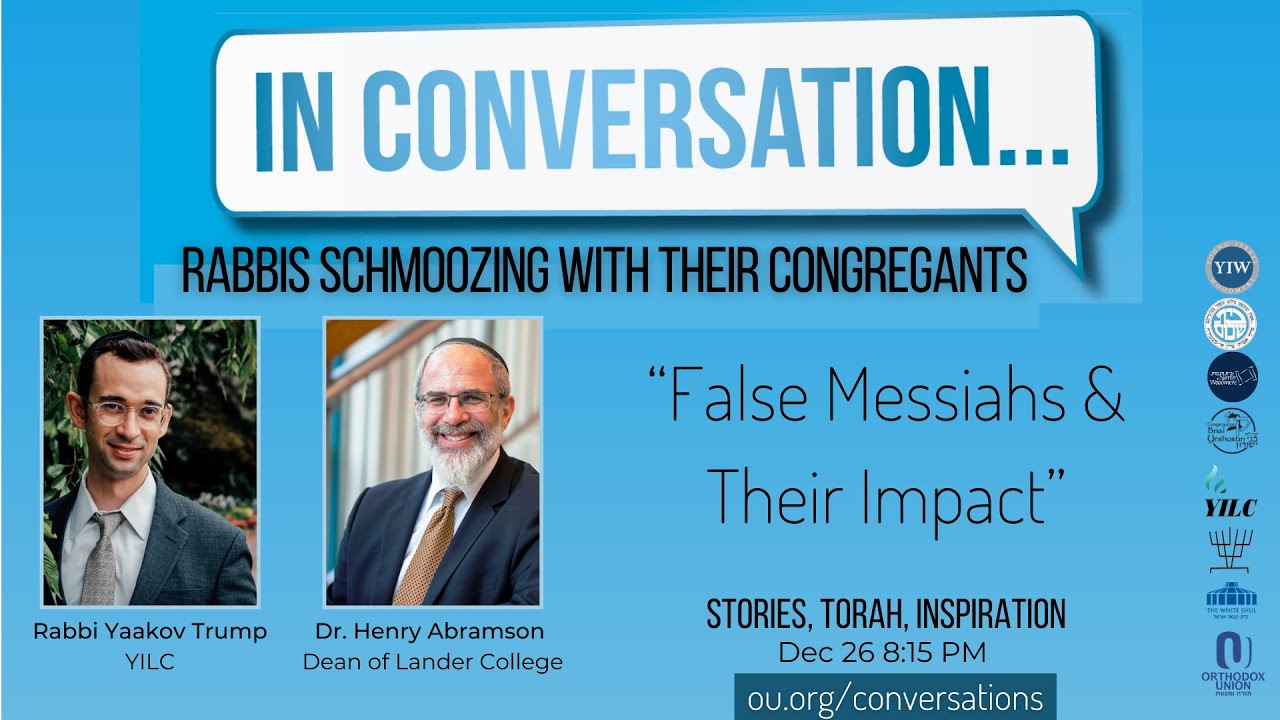 In Conversation: Rabbi Yaakov Trump and Dr. Henry Abramson