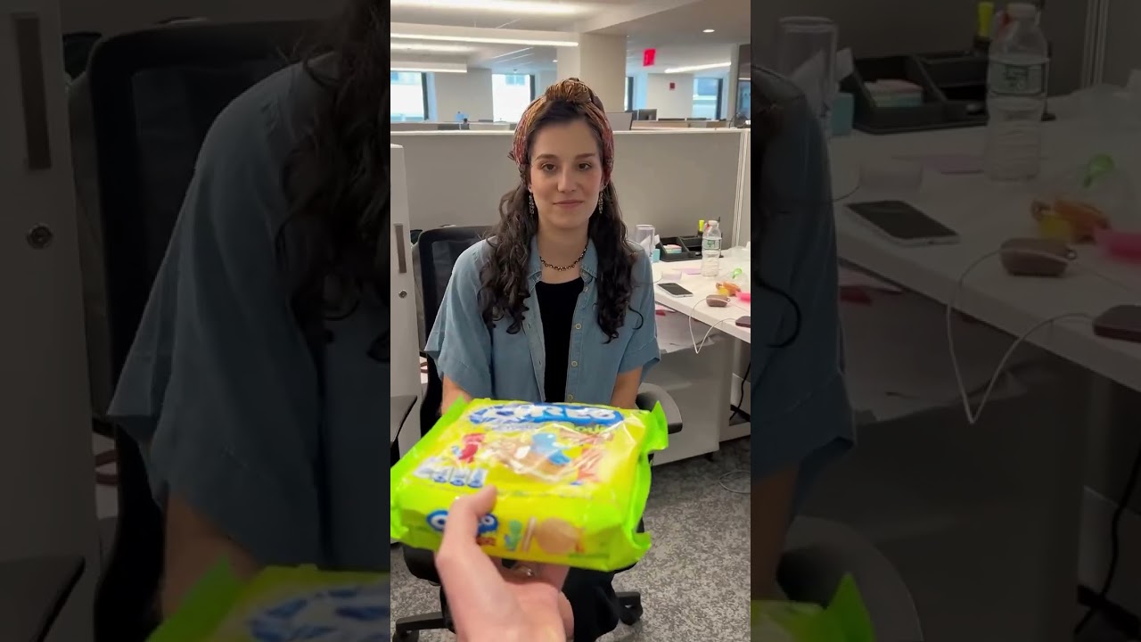 Taste test time! Watch how our team reacts to @oreo new Sour Patch flavor!🍋