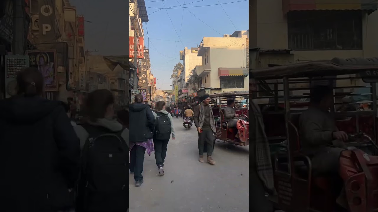 New Delhi India Timelapse #shorts #newdelhi #timelapse #india #market