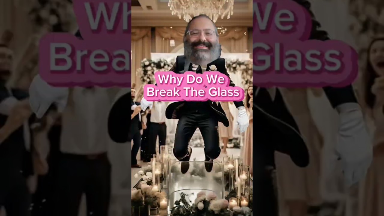 Why Do Jews Break The Glass? #jewishwedding #jewish #jewishlife #jewishlifestyle #judaica #wedding