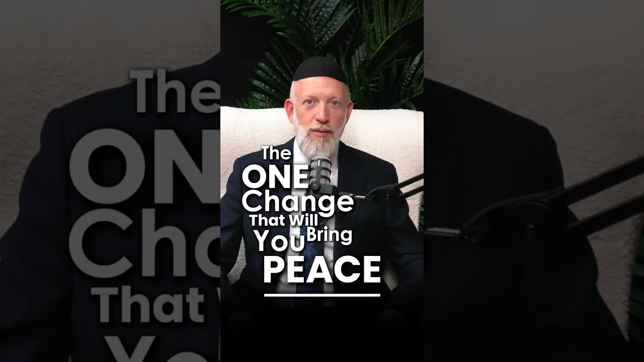 The ONE change that will bring you PEACE #selfgrowth  #mindsetshift  #torah