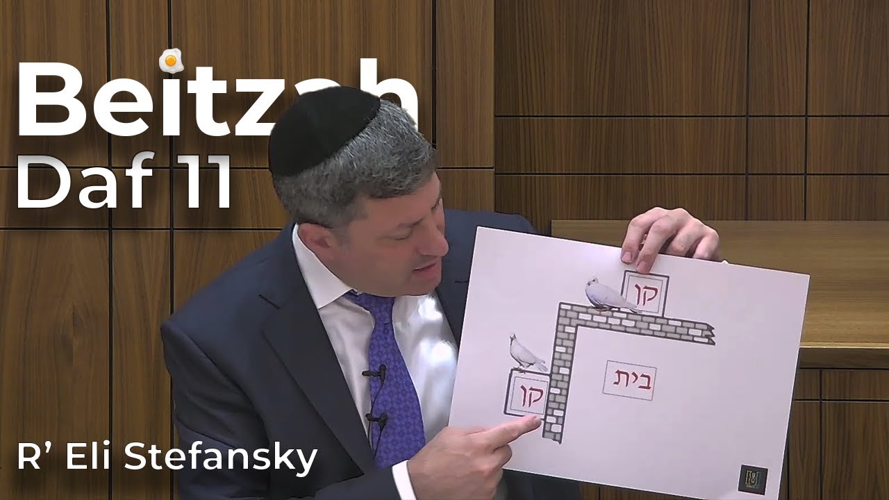 Daf Yomi Beitzah Daf 11 by R’ Eli Stefansky
