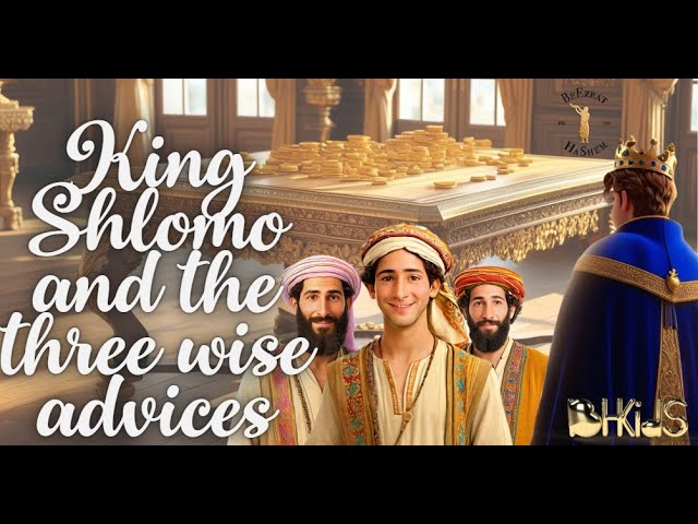 King Shlomo and the Three Wise Advices👑 | TORAH FOR KIDS AI