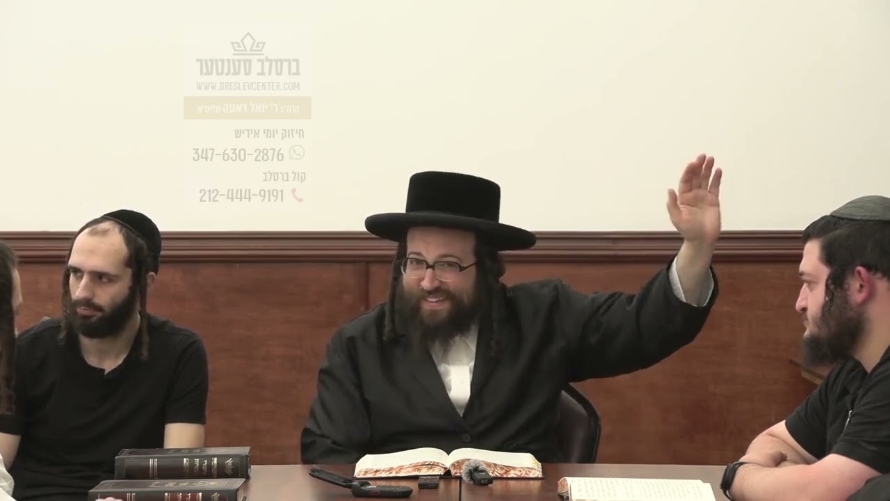 חיזוק יומי רבי יואל רוטה שליט"א | Rabbi Yoel Roth - ווער ס'האט מחשבות זרות ארויס פון בית מדרש!!