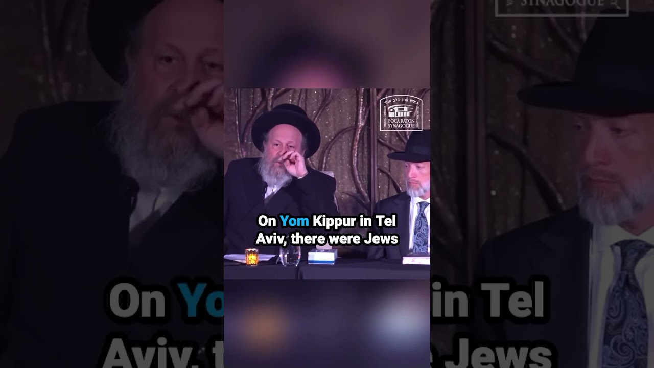 Rav Moshe Weinberger at BRS: EVERY SINGLE Jew is remember their NAME.