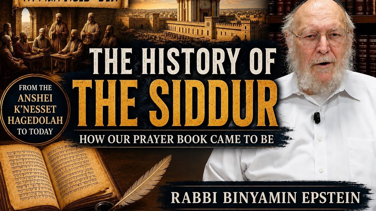 The History of the Siddur — How Our Prayer Book Came to Be | Rabbi Binyamin Epstein