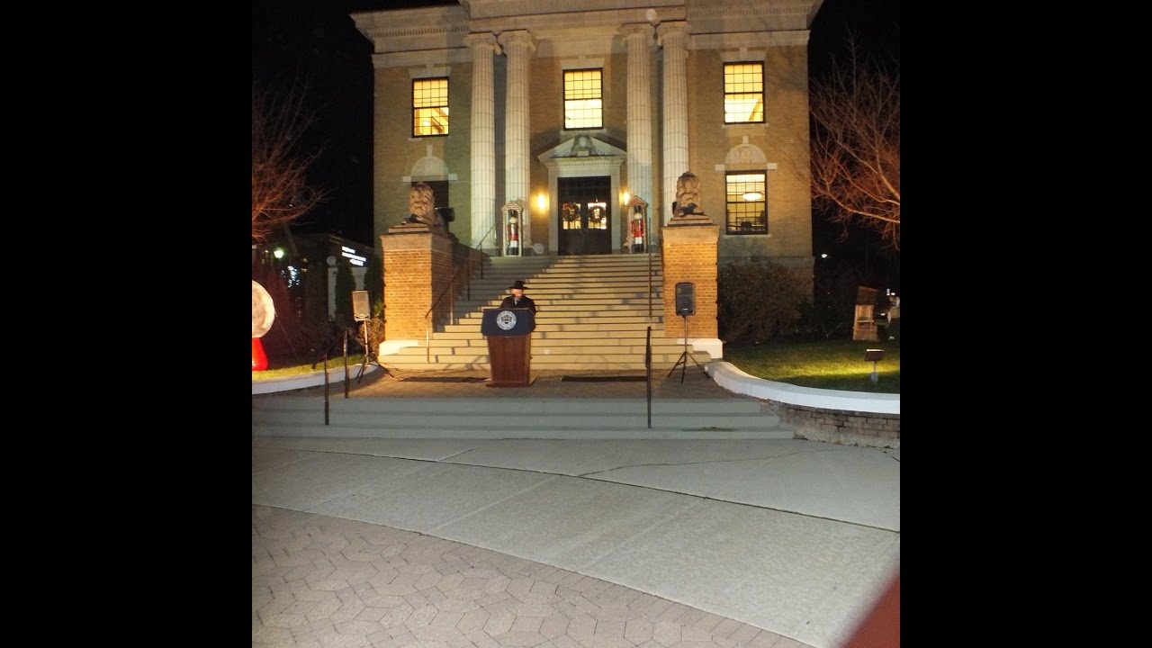 Carteret NJ Municipal Chanukah Menorah Lighting Ceremony - 2016/5777