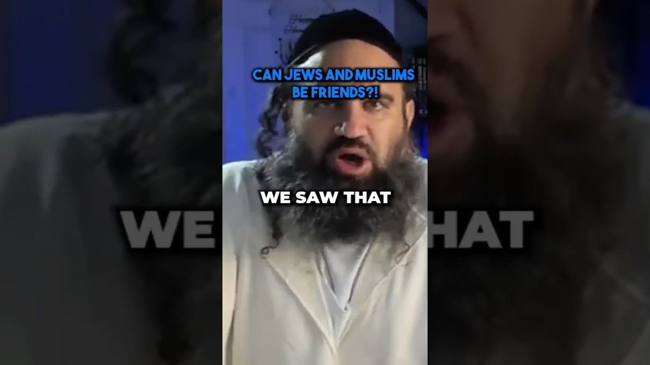 Can jews and Muslims be friends? #rabbiyaronreuven #judaism #israelatwar