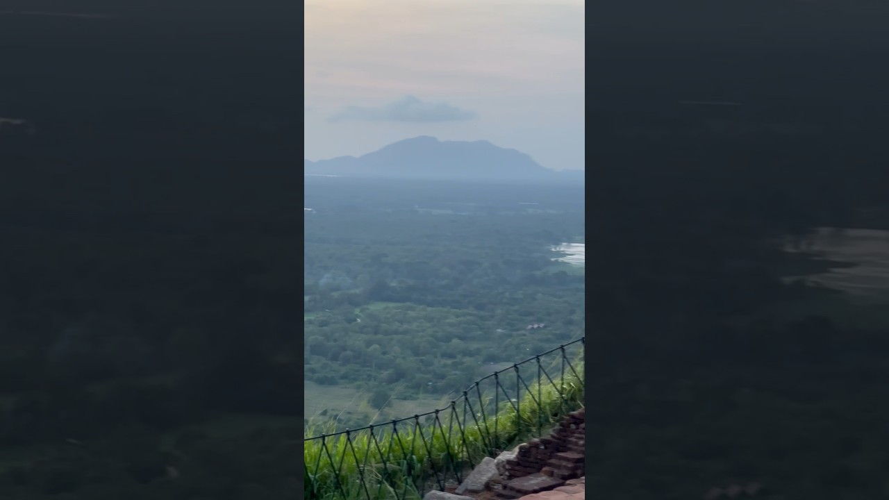 Sigiriya Lion Rock sunset Sri Lanka 🇱🇰 #shorts #sigiriya #lionsrock #srilanka #sunset