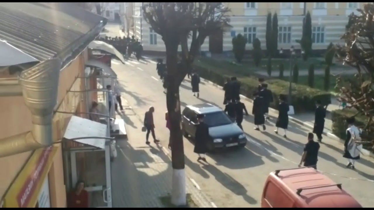 Seret Vishnitz Chassidim Dance On Shabbos In Town Of Vishnitz Ukraine