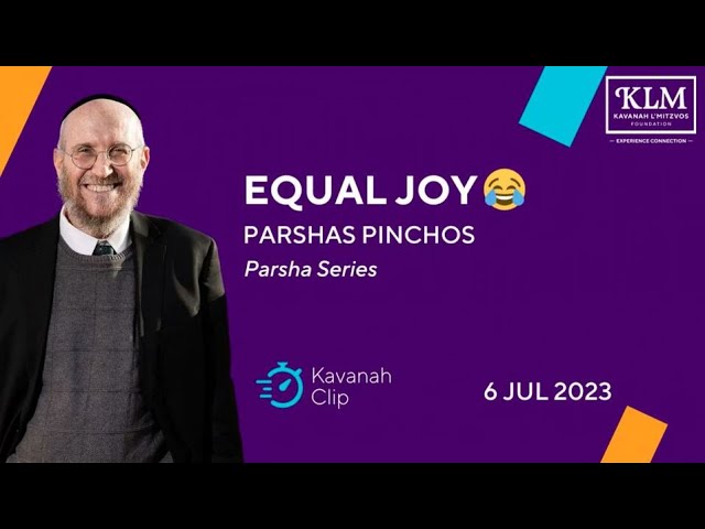 New Series KLM: PARSHAT PINCHOS THROUGH KLM GLASSES with Rabbi Asher Baruch Wegbreit