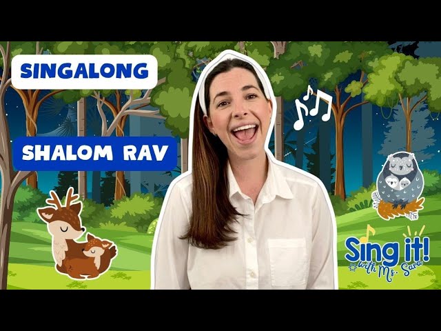 Shalom Rav, a Prayer for Peace - Singalongs with Ms. Sara, Jewish Songs #JewishToddler #HebrewPrayer