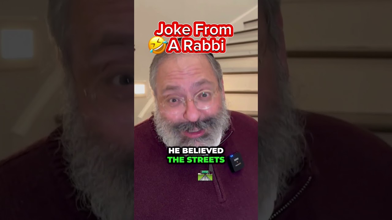 🤣Joke From A Rabbi! 🤣🇺🇸 #Comedy #JewishHumor #Funny #Storytelling #joke #lol